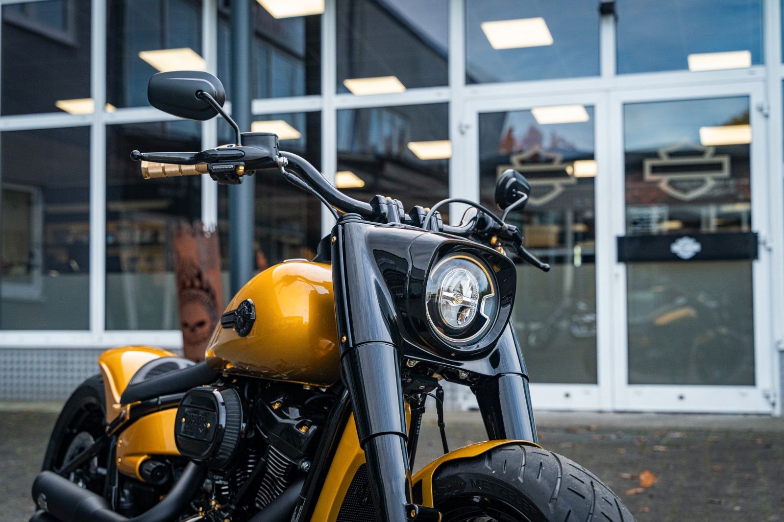 Fahrzeugabbildung Harley-Davidson GOLD DARK FAT BOY FLFBS 114 MY24 - JEKILL&HYDE -