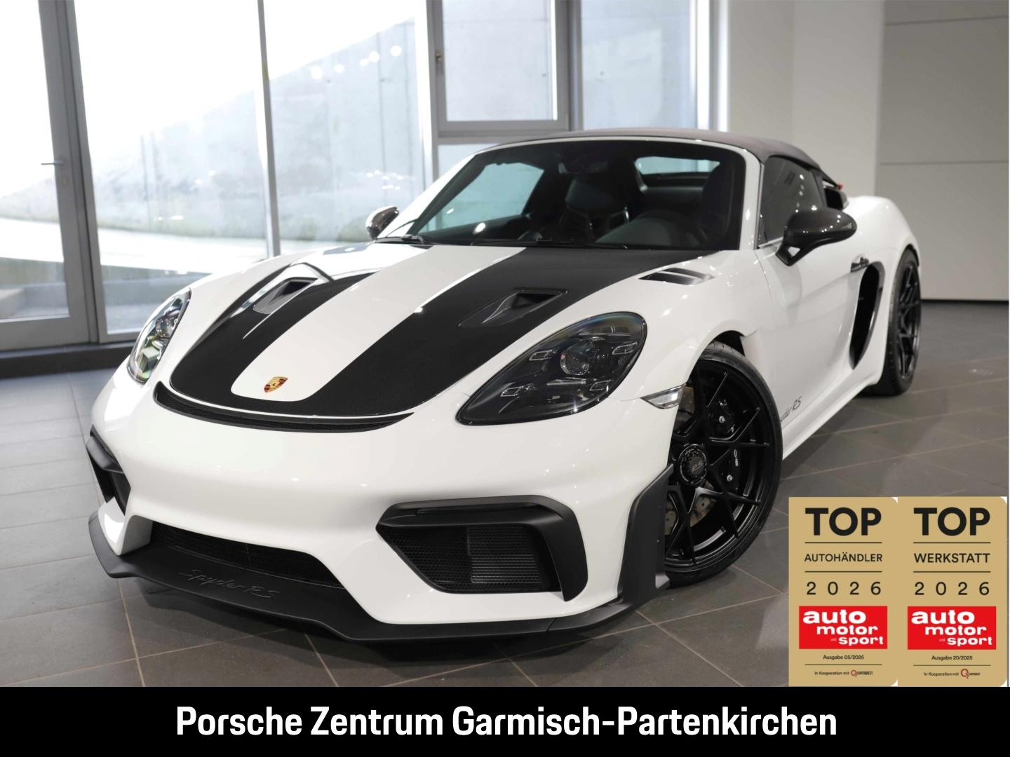 Porsche Boxster 718 Spyder RS Rückfahrkam. Mehrzonenklima SAGA