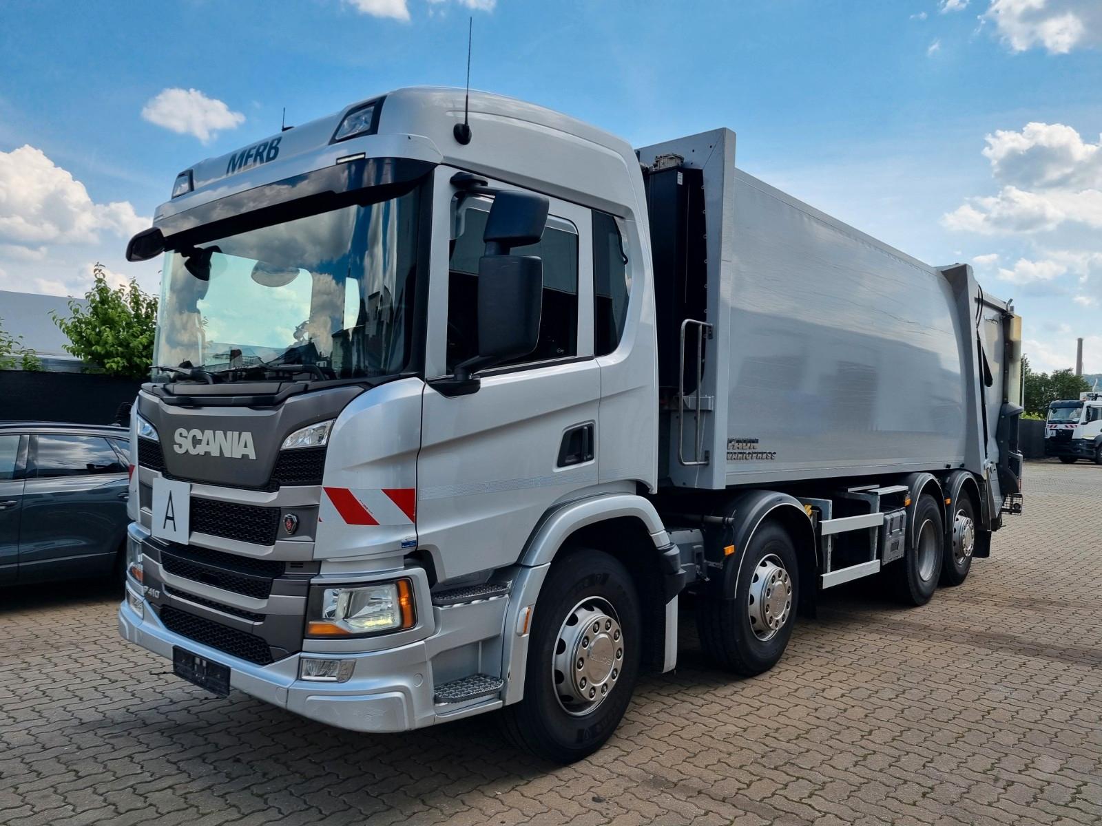 Scania P 410 mit FAUN VARIOPRESS 527