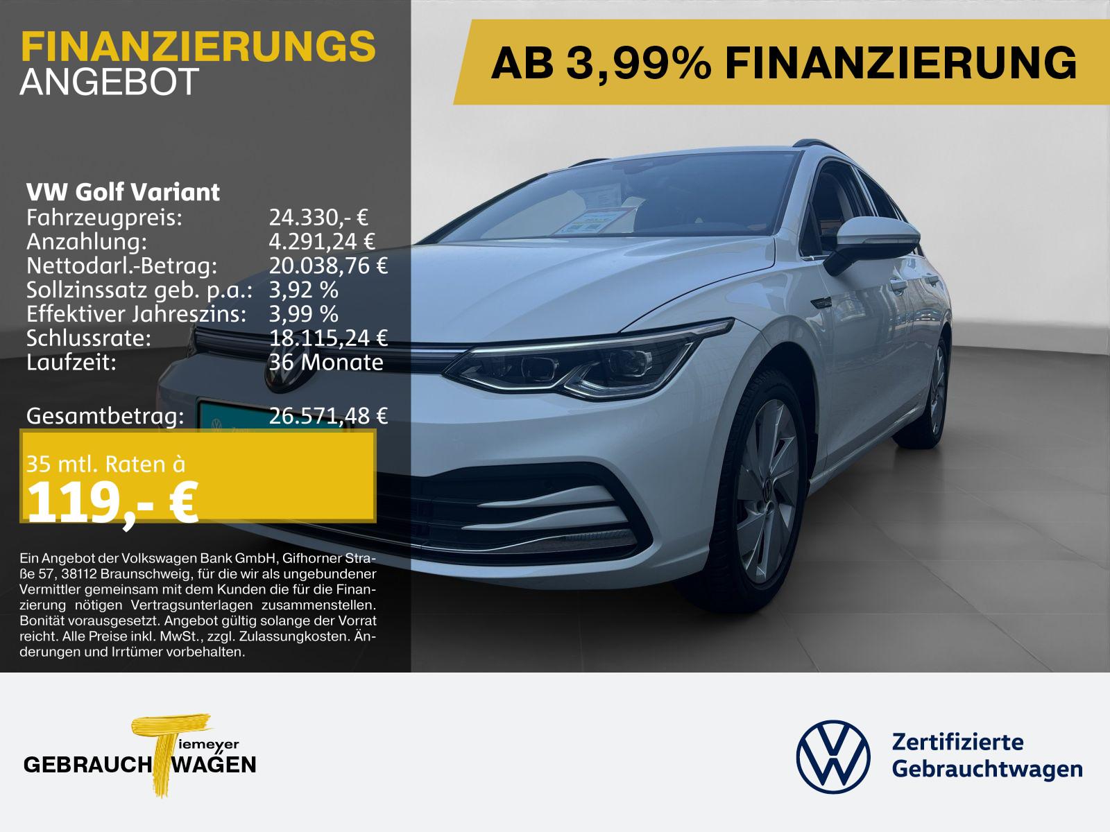 Volkswagen Golf Variant 2.0 TDI DSG STYLE PANO LM18 SITZHZ