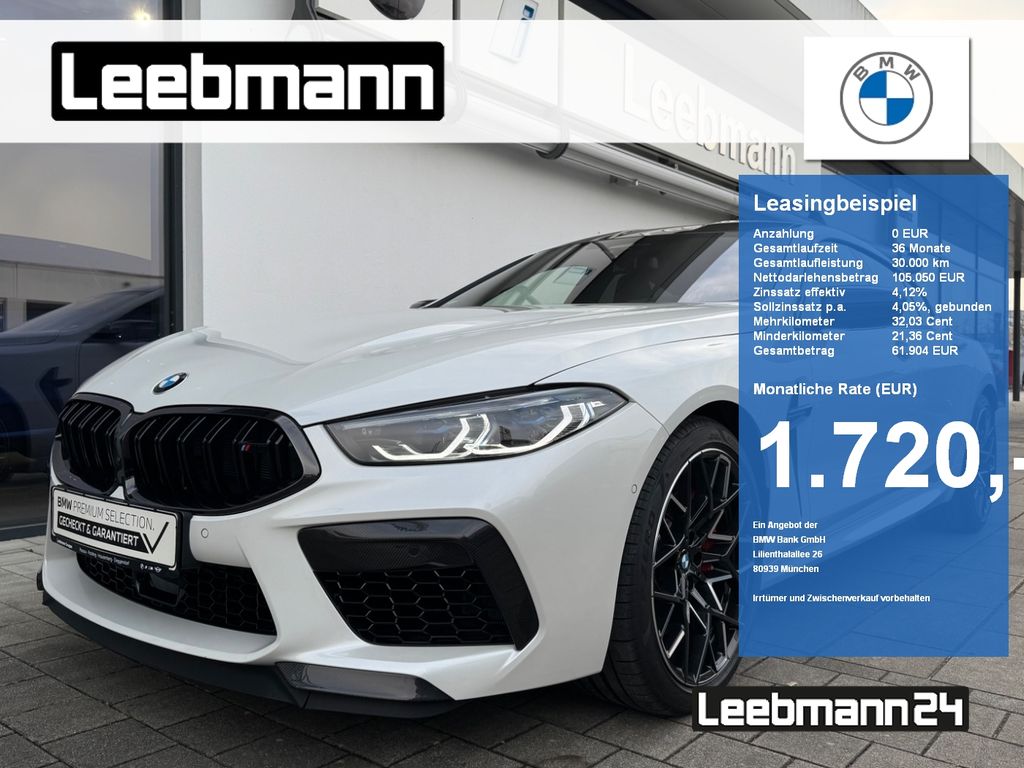 BMW M8 Gran Coupé Carbon/Individual GARANTIE-02/29