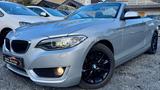 BMW 220 2 Cabrio 220i-XENON-LEDER-LED-NAVI-TEMPO - silberne BMW 220