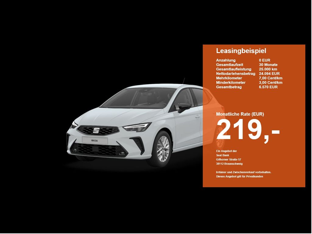 Ibiza 1.0 TSI DSG FR