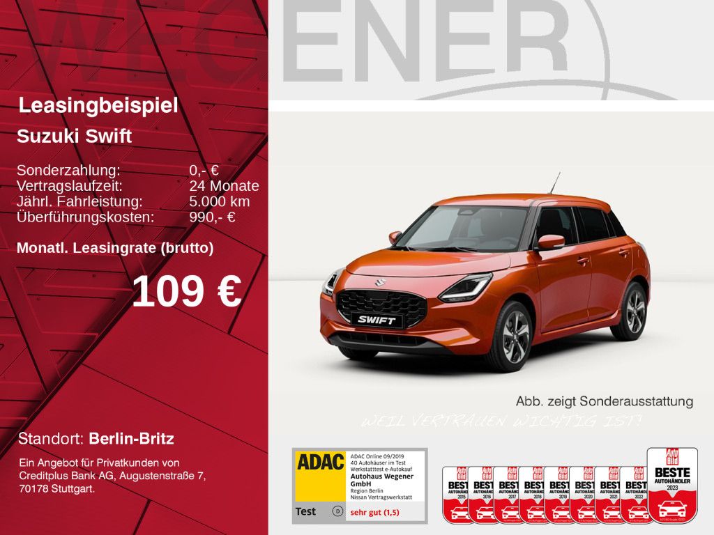 Suzuki SWIFT CLUB | HYBRID | NAVI | KAMERA