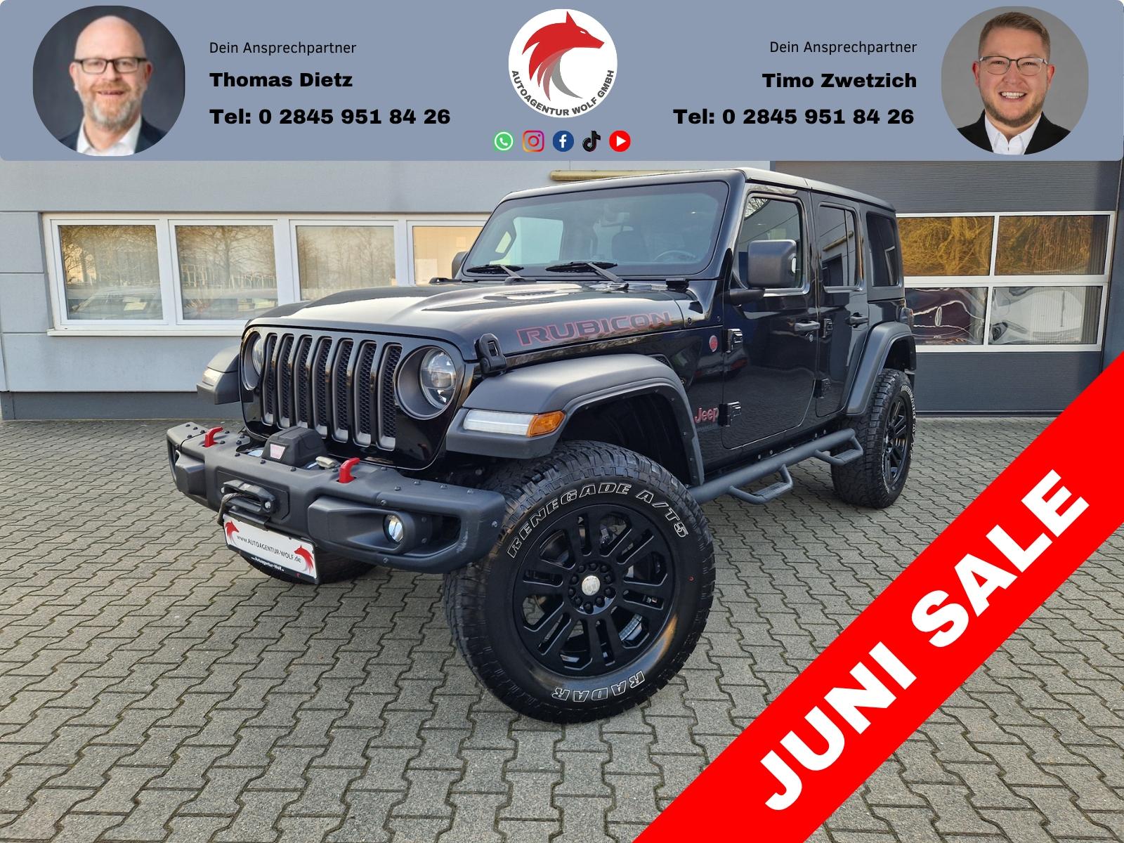 Jeep Wrangler Unlimited Rubicon *AHK*Kamera*LED
