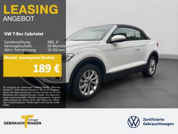 Volkswagen Leasingangebot: Volkswagen T-Roc Cabrio 1.0 TSI STYLE LED+ KAMERA WINTERPKT