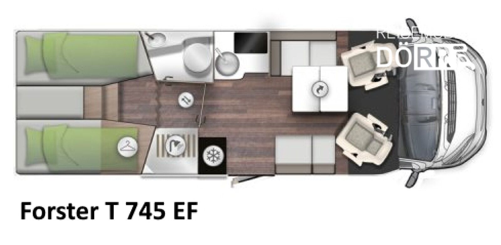 Fahrzeugabbildung Forster T 745 EF Dörr Editionsmodell 2022