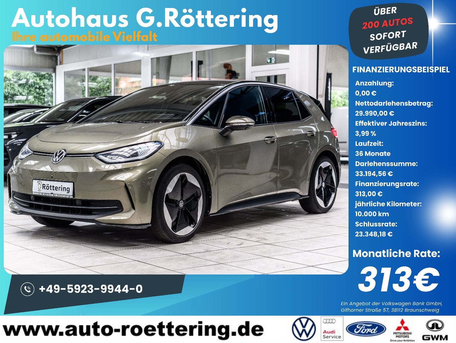 Fahrzeugabbildung Volkswagen ID.3 Pro S IQ-LED+360°KAM+KEYLESS+NAVI+82 kW/h