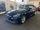 Mercedes-Benz C400 Cab. 4Matic 360g/Burm/Luft/LED/1Navi/Abgas - mit Benzin-Antrieb: Blau, Vollleder, Ambiente-Beleuchtung, Cabrio