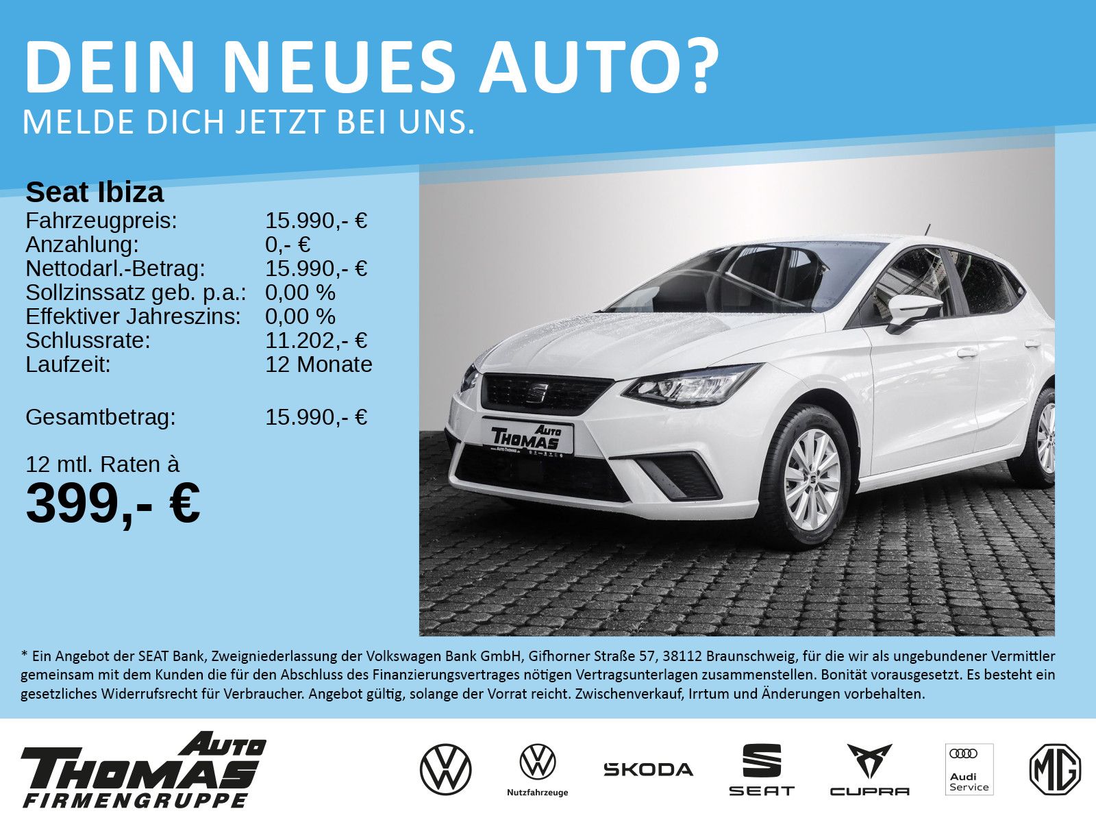 SEAT Ibiza  Style Edition 1.0 TSI LED+NAVI+PDC