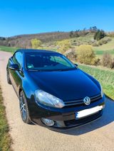 Volkswagen Golf 1.6 TDI Cabriolet sparsam und gepflegt  - Volkswagen Golf mit Diesel-Antrieb: Cabrio, 1.6