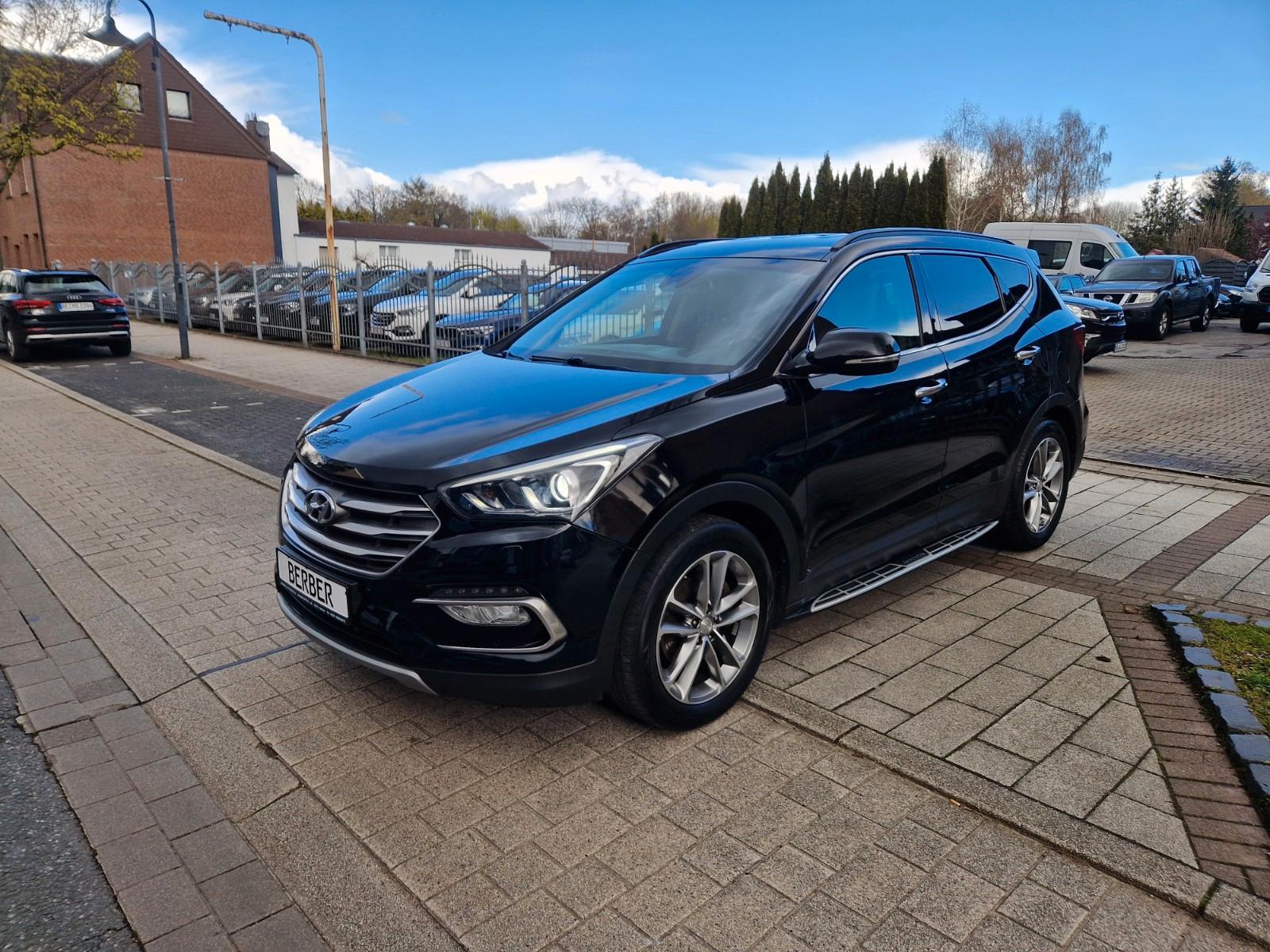 Hyundai Santa Fe blue Premium 4WD*LEDER*XENON*NAVI*AHK*
