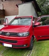 Volkswagen T5 California BEACH - 7 Sitzer ! - Volkswagen T5: Rot