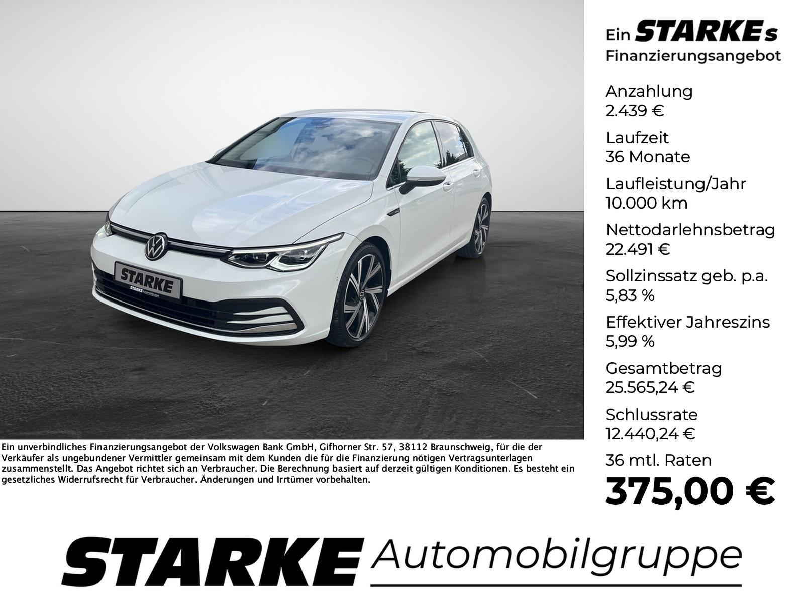 Volkswagen Golf 2.0 TSI DSG Style  AHK Navi LED Kamera PDC 