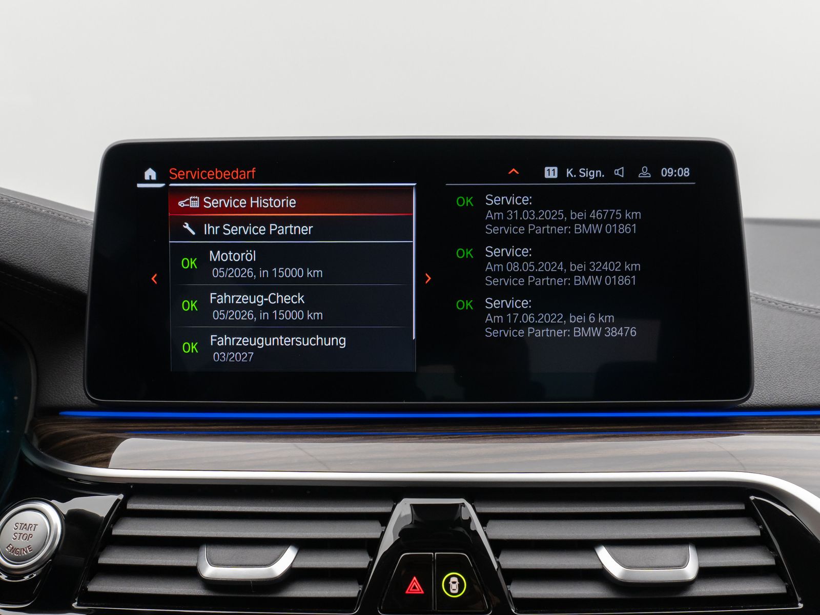 Fahrzeugabbildung BMW 540i xD LuxuryLine Kamera Laser HUD H/K Komfort