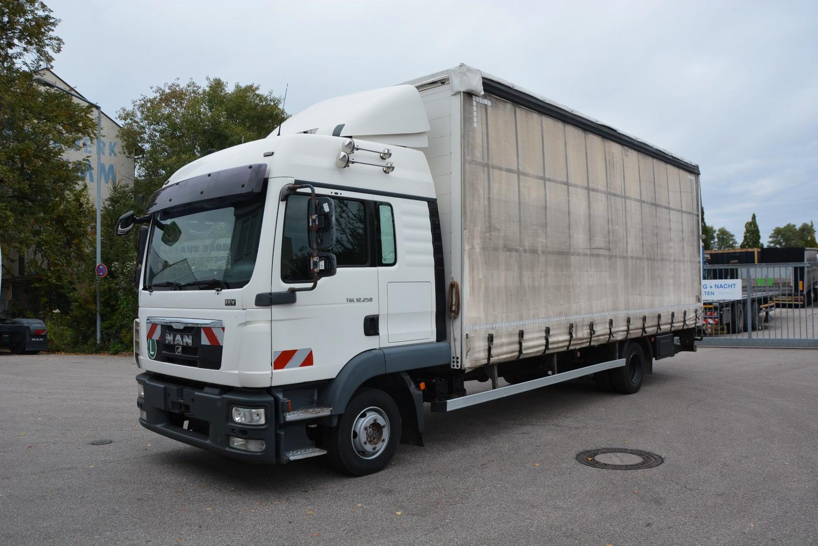 MAN TGL 12.250*Pritsche Plane*Schlafkabine*LBW*Schal