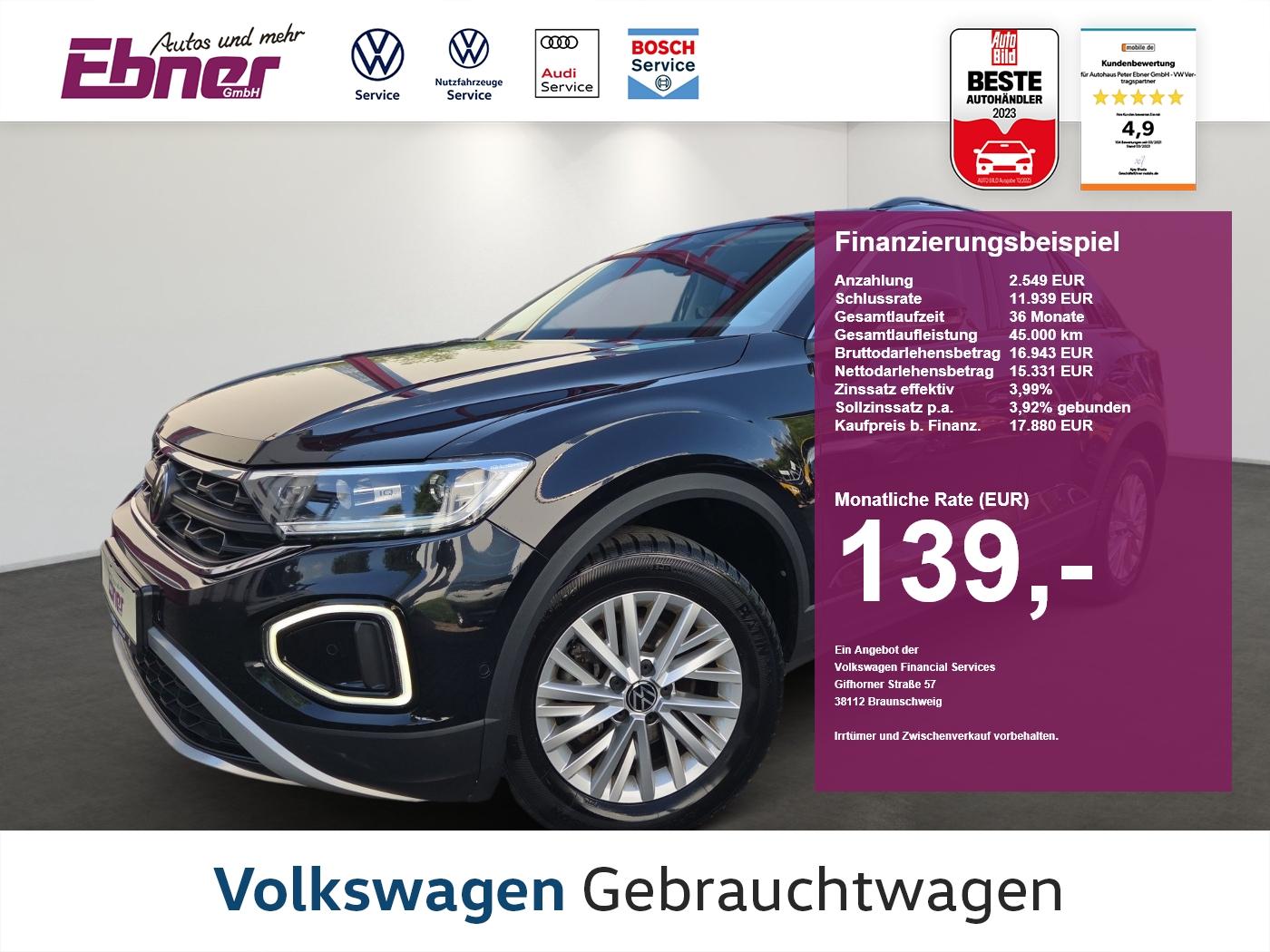 Volkswagen T-Roc FACELIFT LIFE 1.5TSI DSG LED+NAVI+APP+2xPD
