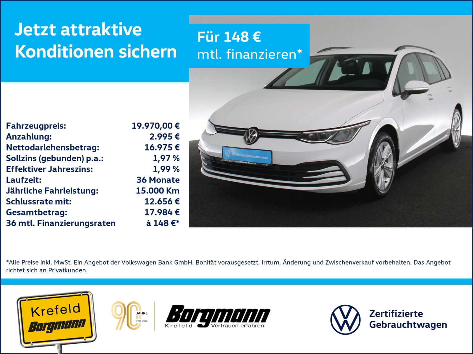 Volkswagen Golf VIII 2.0 TDI Life LED ACC NAVI SHZ PDC