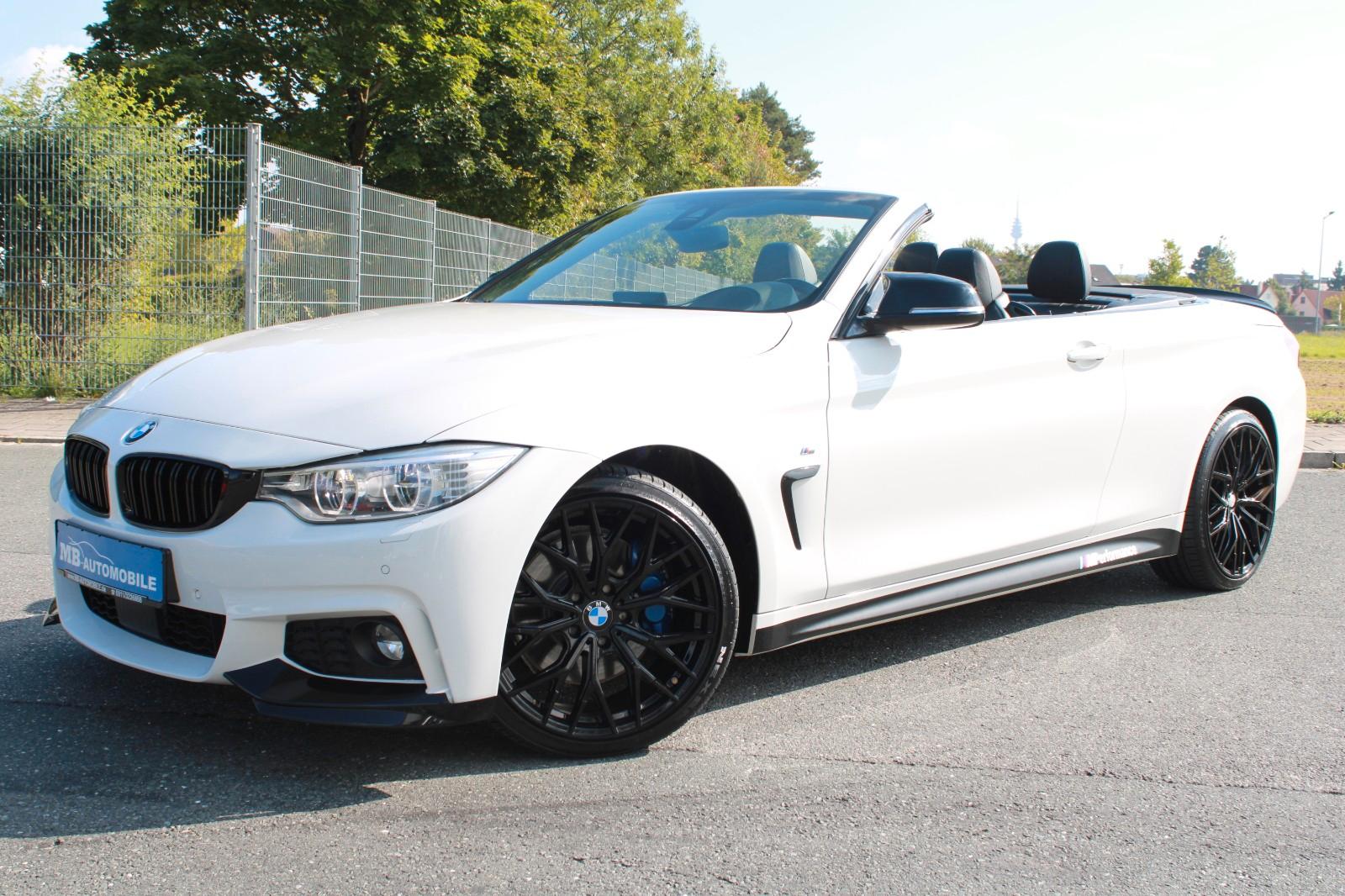 BMW 435i Cabrio M-Paket LED HUD H&K NackenHzg DE.FZ!