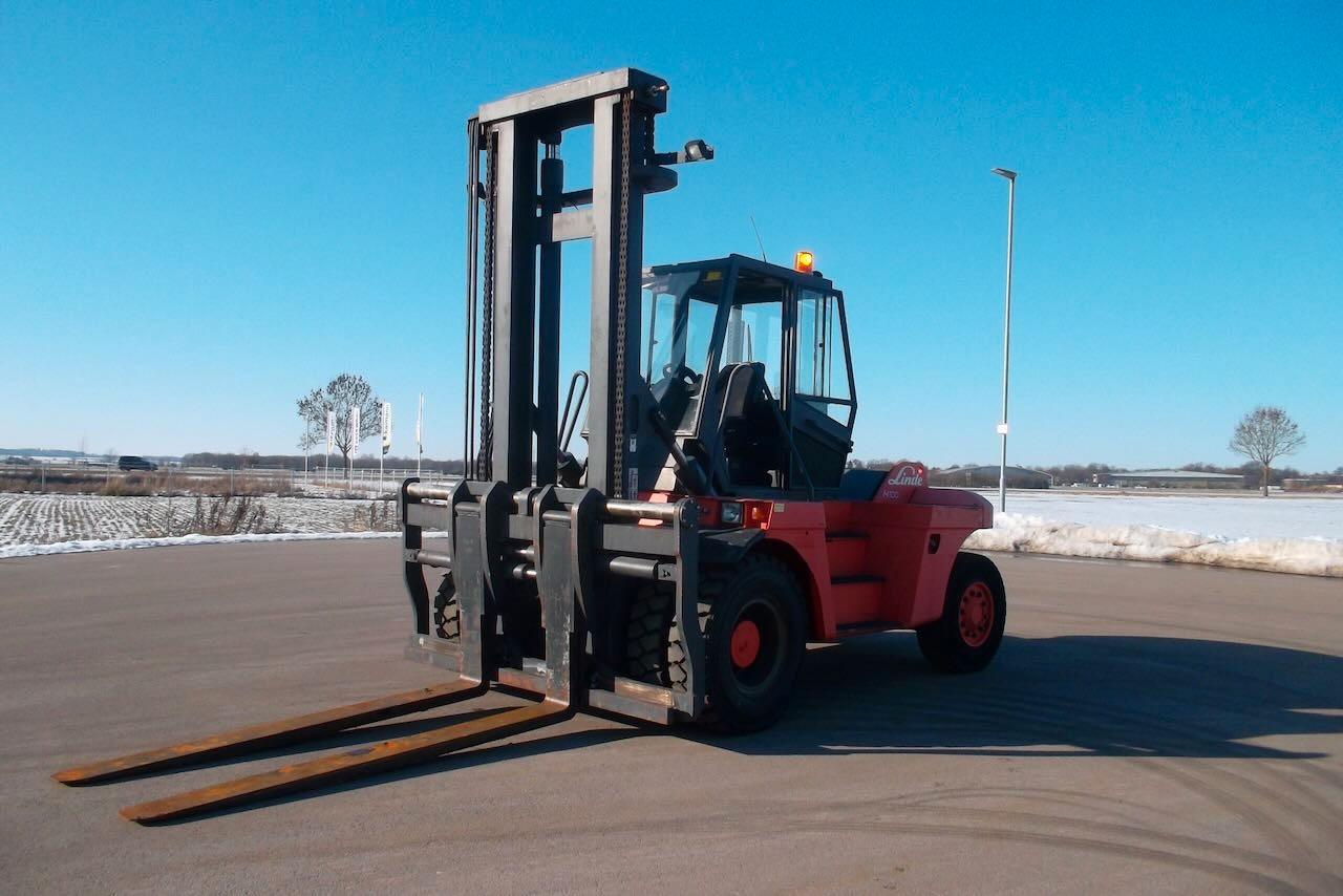 Linde H100+Zinkenverst.-Seitenschieber