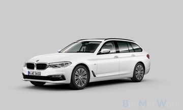 Fahrzeugabbildung BMW 520d SportLine Kamera Panorama HUD H/K AHK LED
