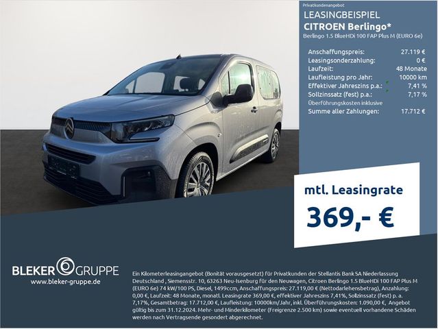 Citroën Berlingo 1.5 BlueHDi 100 FAP Plus M (EURO 6e)