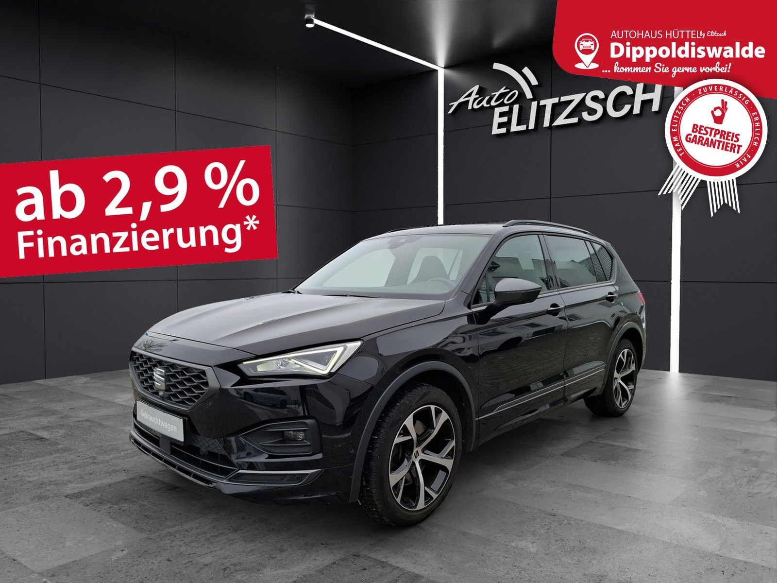 Fahrzeugabbildung SEAT Tarraco TSI FR DSG 4Drive LED AHK Navi AID Pano