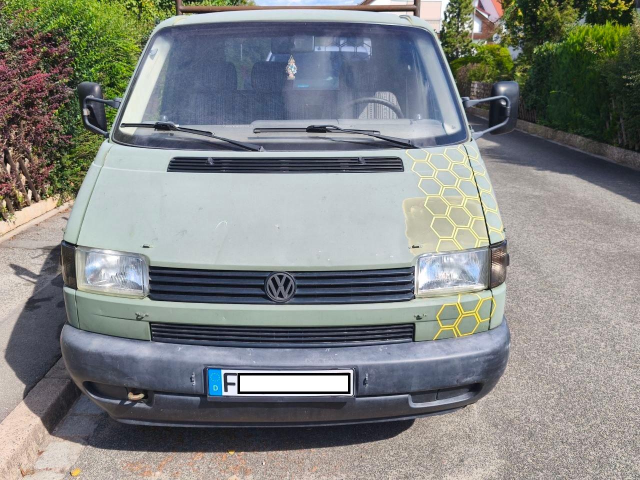 Volkswagen VW T4 Pritsche Bundeswehr 3-Sitzer