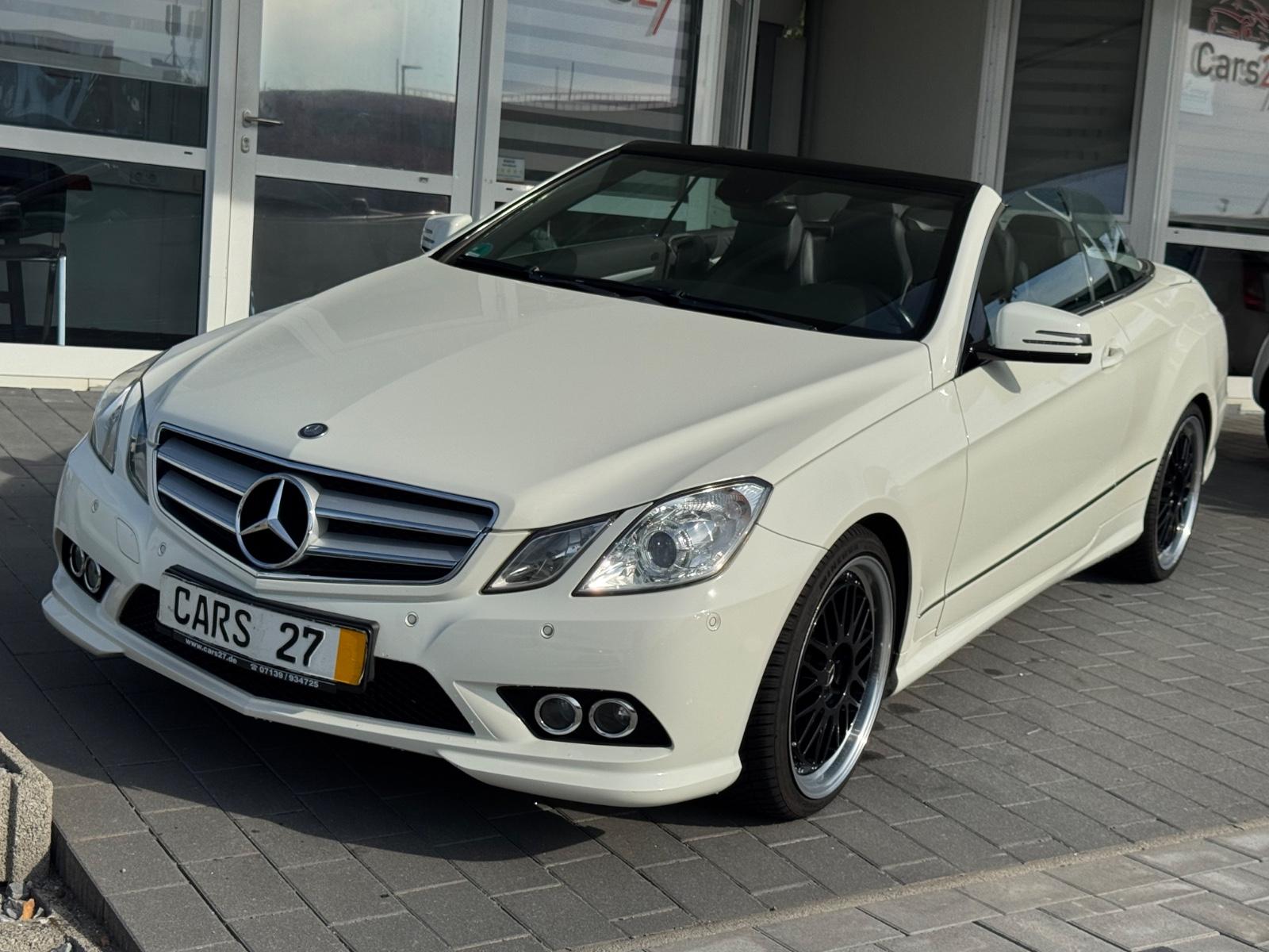 Mercedes-Benz E 200CGI Aut. Cabrio AMG-Line Leder Navi SHZ