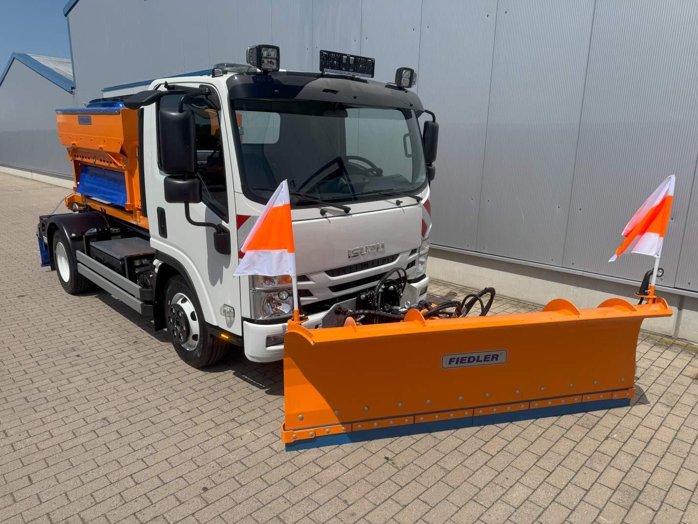 Isuzu NPR Aut.5.2 Ltr. Abrollkipp.  Winterdienstausr.