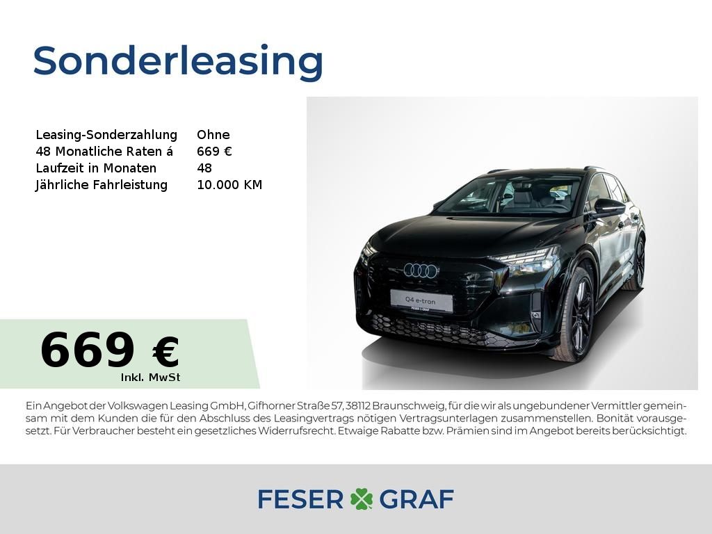 Audi Q4 SUV perf. 2x S line/Tech+/AHK/HuD/SONOS/21"