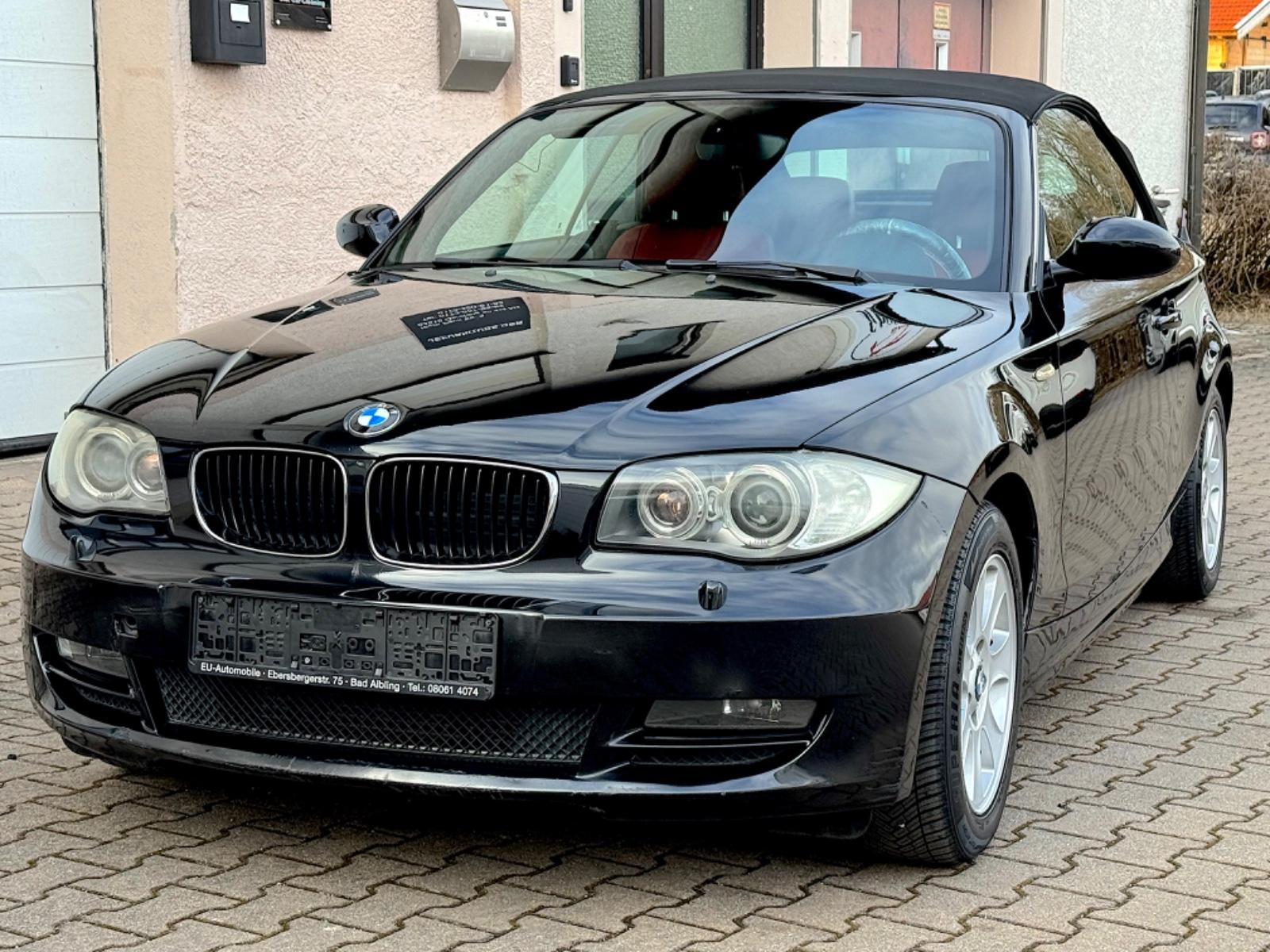 BMW 120d M CABRIO TÜV NEU LEDER TEMPOMAT SHZ BIXENON