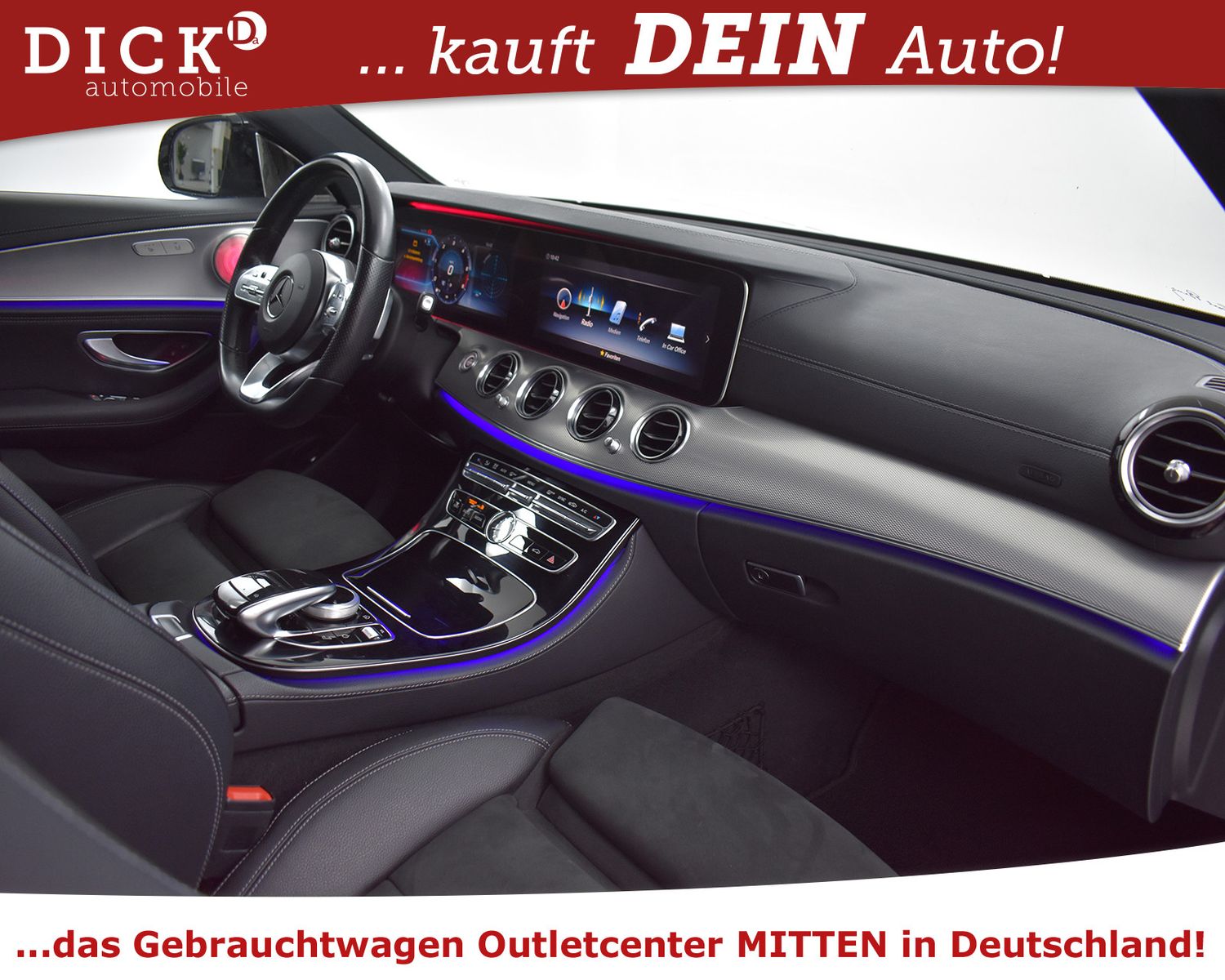 MERCEDES-BENZ E400d T 4M 2X AMG Line NIGHT+PANO+WIDESC+KAM+20" - Image 12