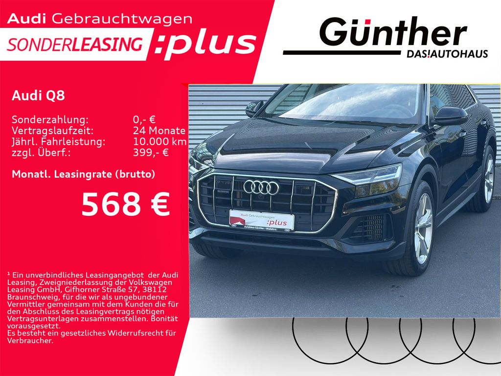 Audi Q8 55 TFSI+WINTERRÄDER+LUFTFEDERUNG+ASSISTENZPAK