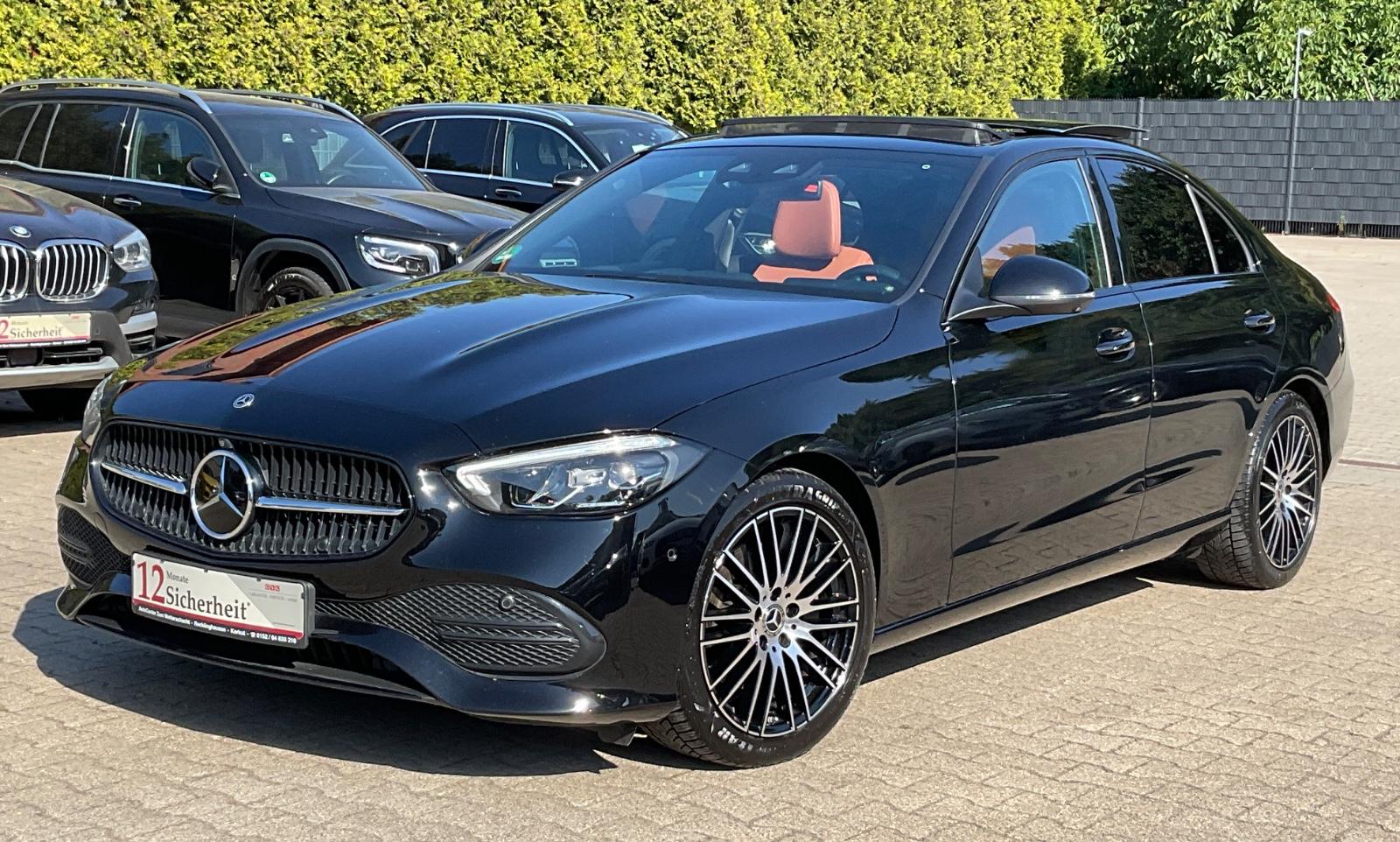 Mercedes-Benz C200d Lim. 9G-TR-PANODACH-LEDER-360°CAM-DISTRNC-