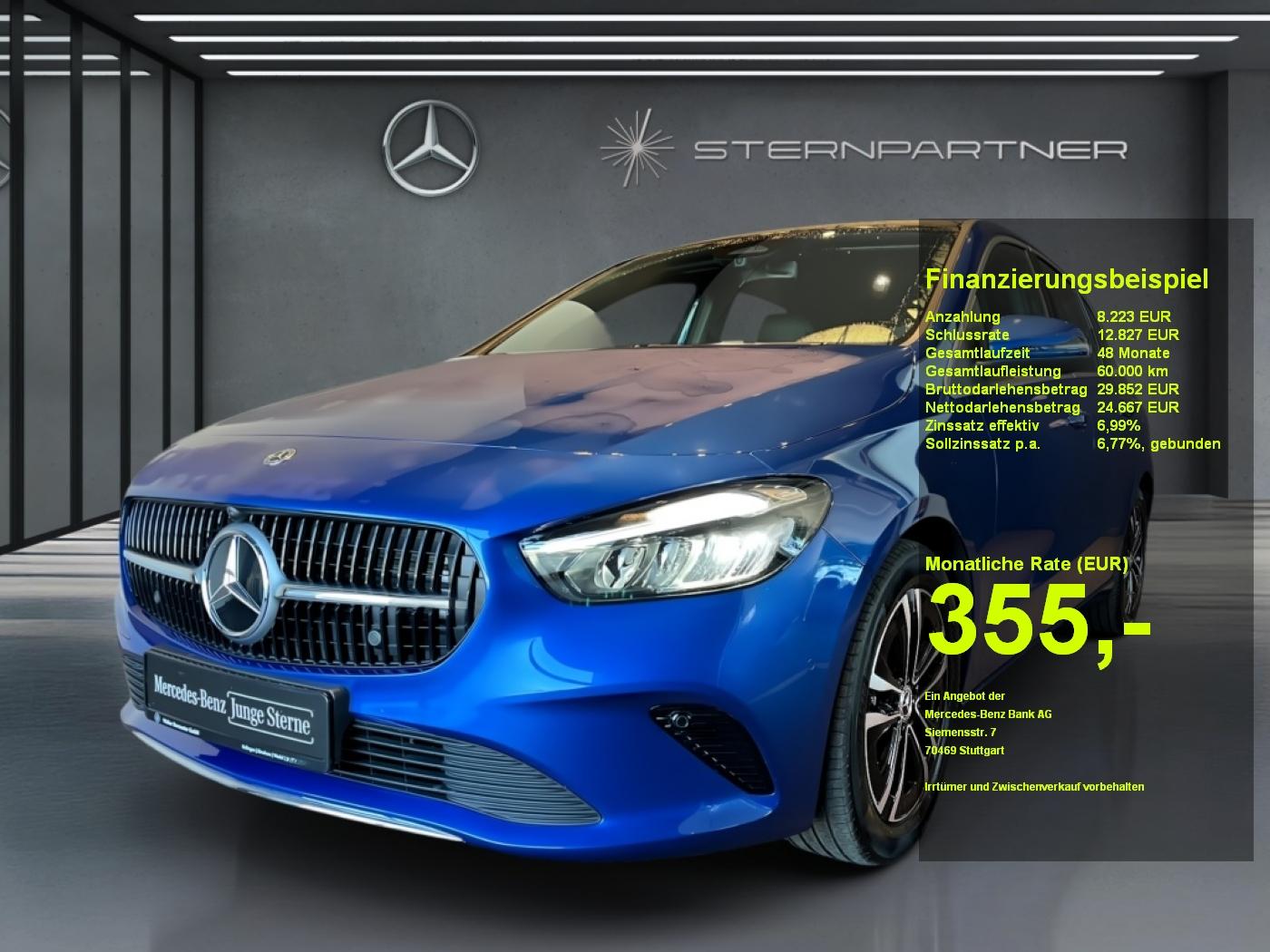 Mercedes-Benz B 200 Progressive+Navi+Pano+Kamera+MBUX+SHZ+