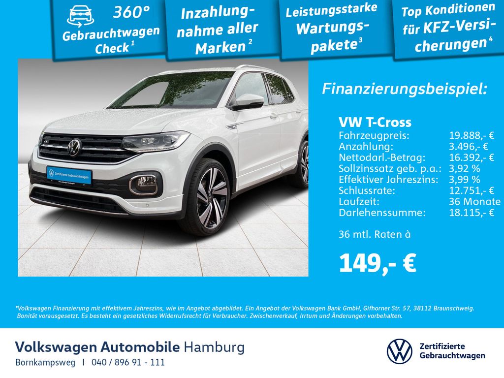 T-Cross 1.0 TSI Style R-Line LM18 Navi Kamera