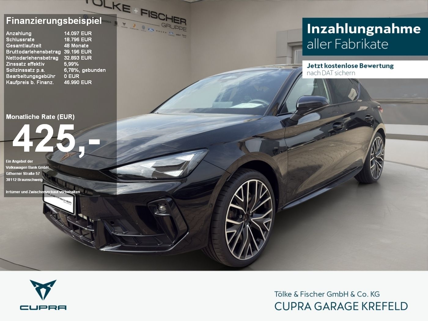 Cupra Leon 2.0 TSI W VZ DCC ACC AUT Kam. Sportp. LED
