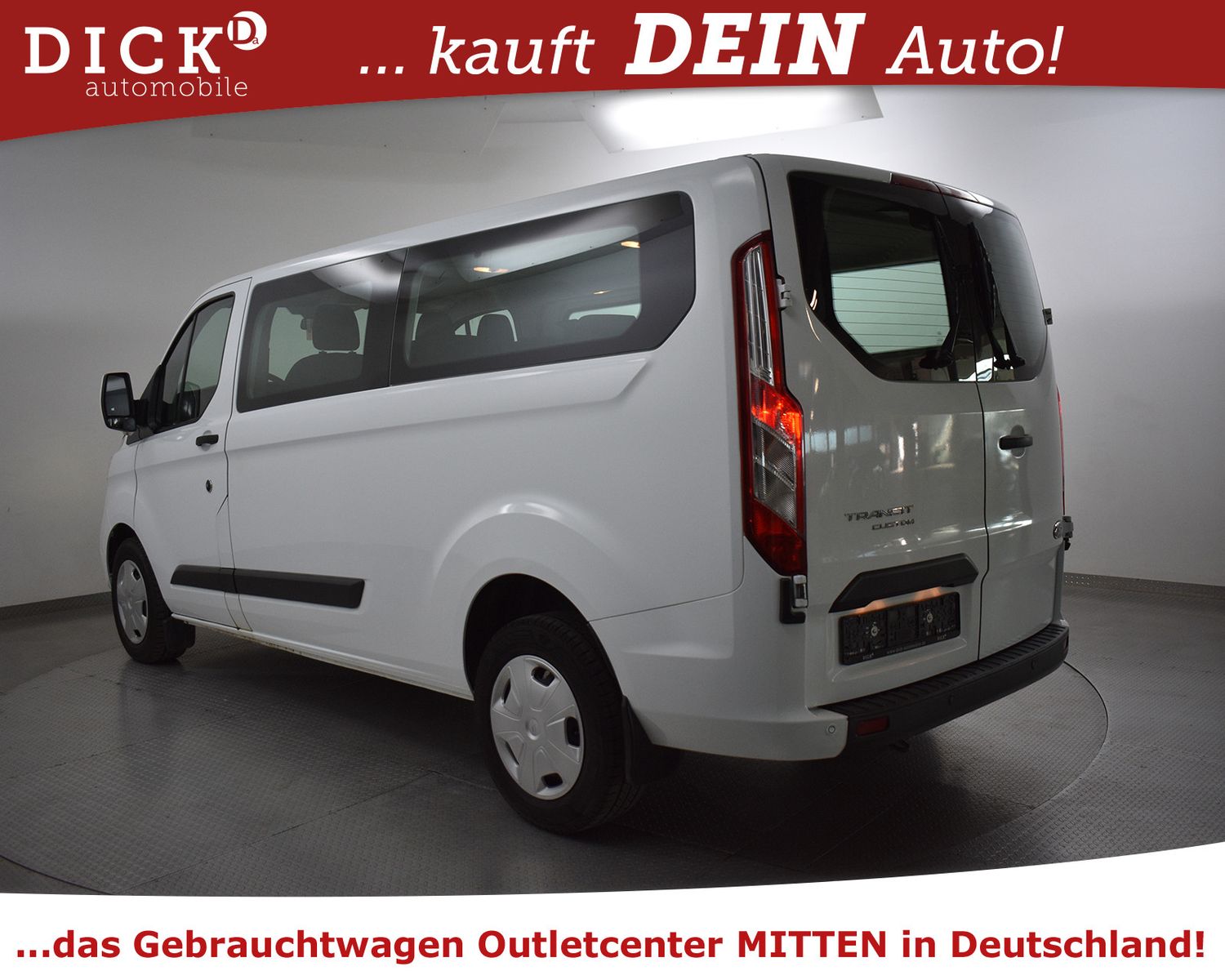 Fahrzeugabbildung Ford Tourneo Cust 2.0d Lang >9-SIT+KLIMA+PDC+TEMP+MFL
