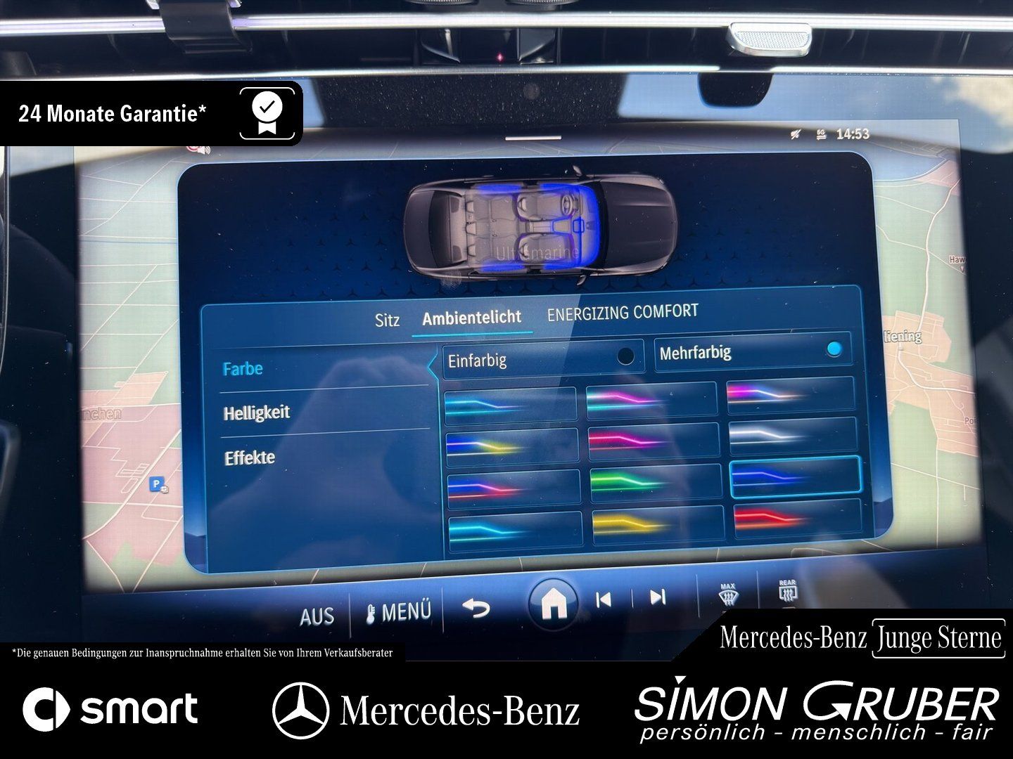 Fahrzeugabbildung Mercedes-Benz E 400 e 4M AMG Airmatic Nappa Superscreen HAL