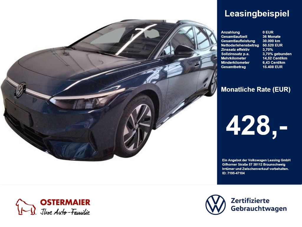 Volkswagen ID.7 Tourer PRO S 286PS NP.79T ACC.5J-G.WÄRMEPUM