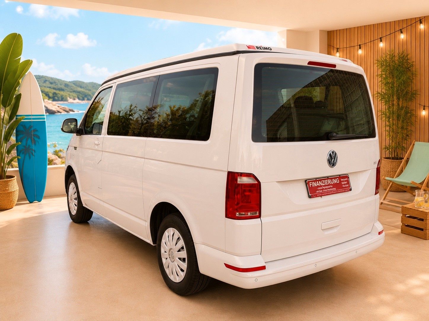Volkswagen T6 CAMPER AUFSTELLDACH 6-SITZE 4-SCHLAFPLÄTZE foto 6
