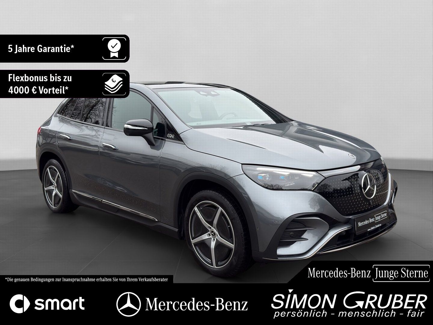 Fahrzeugabbildung Mercedes-Benz EQE 350 4M SUV AMG Pano Airmatic Leder AHK