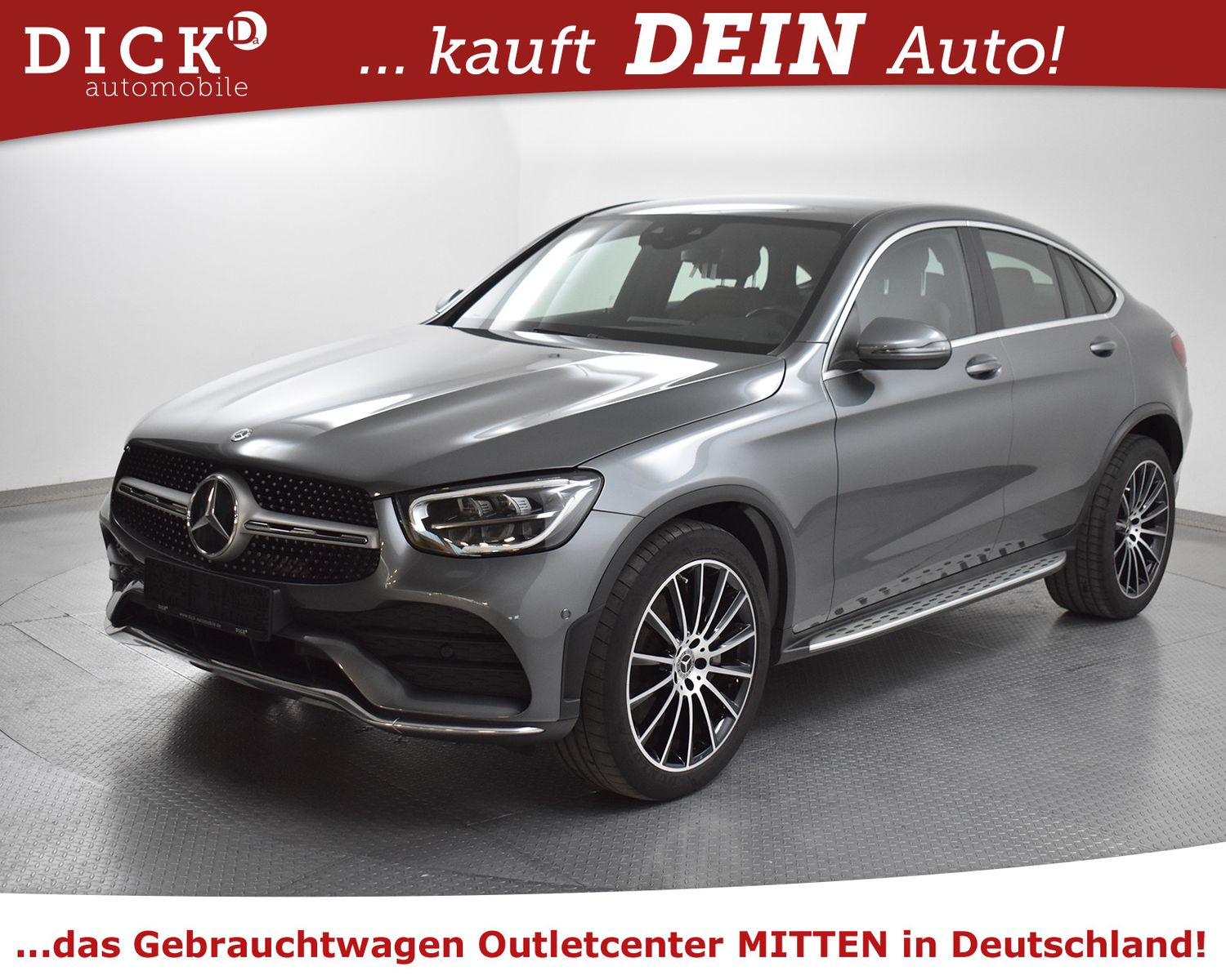 MERCEDES-BENZ GLC220d Coupe 2X AMG Line 4M NAVI+KAMERA+LED+20" - Image 4