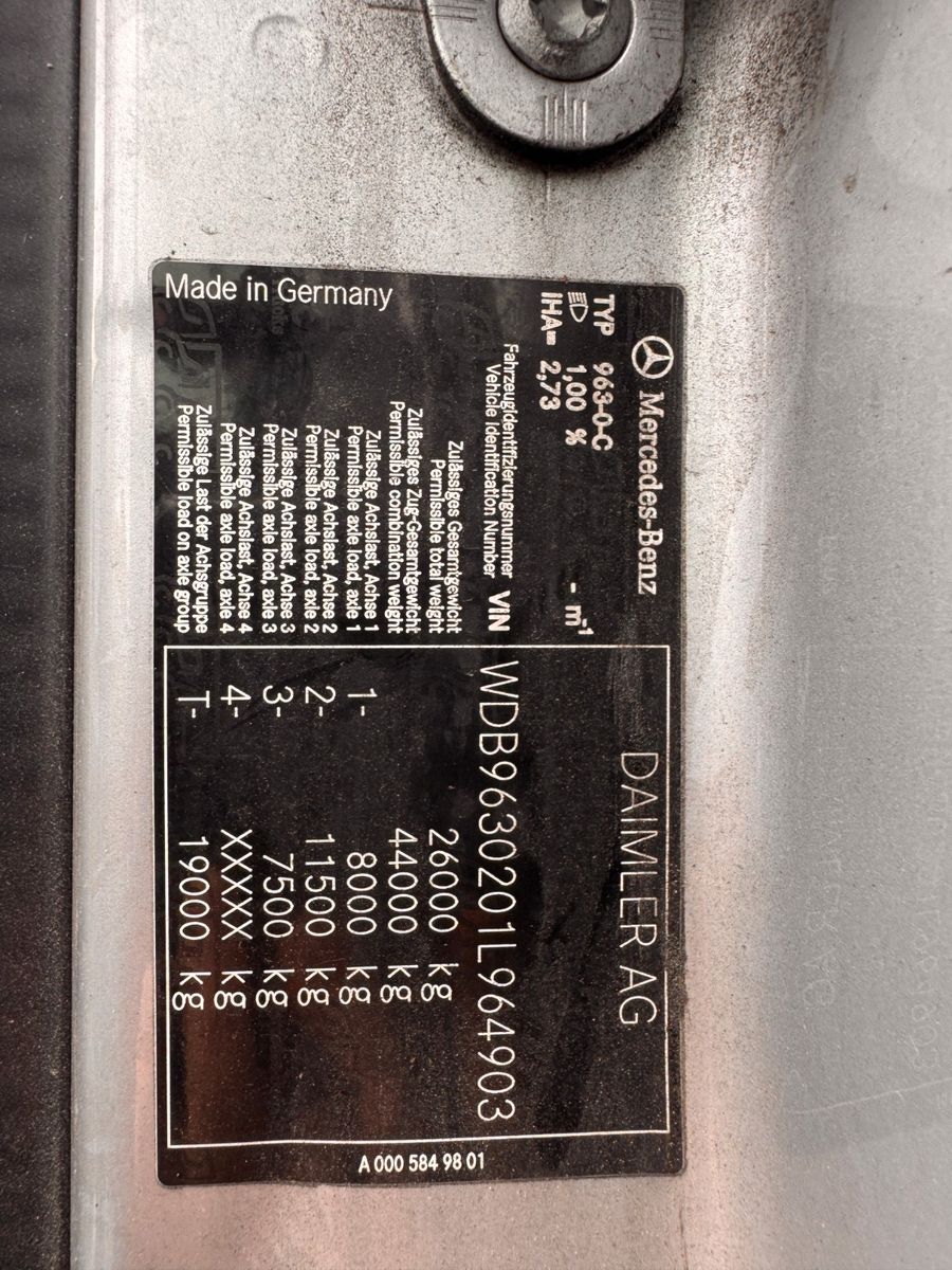 Fahrzeugabbildung Mercedes-Benz Actros 2643 L 6x2