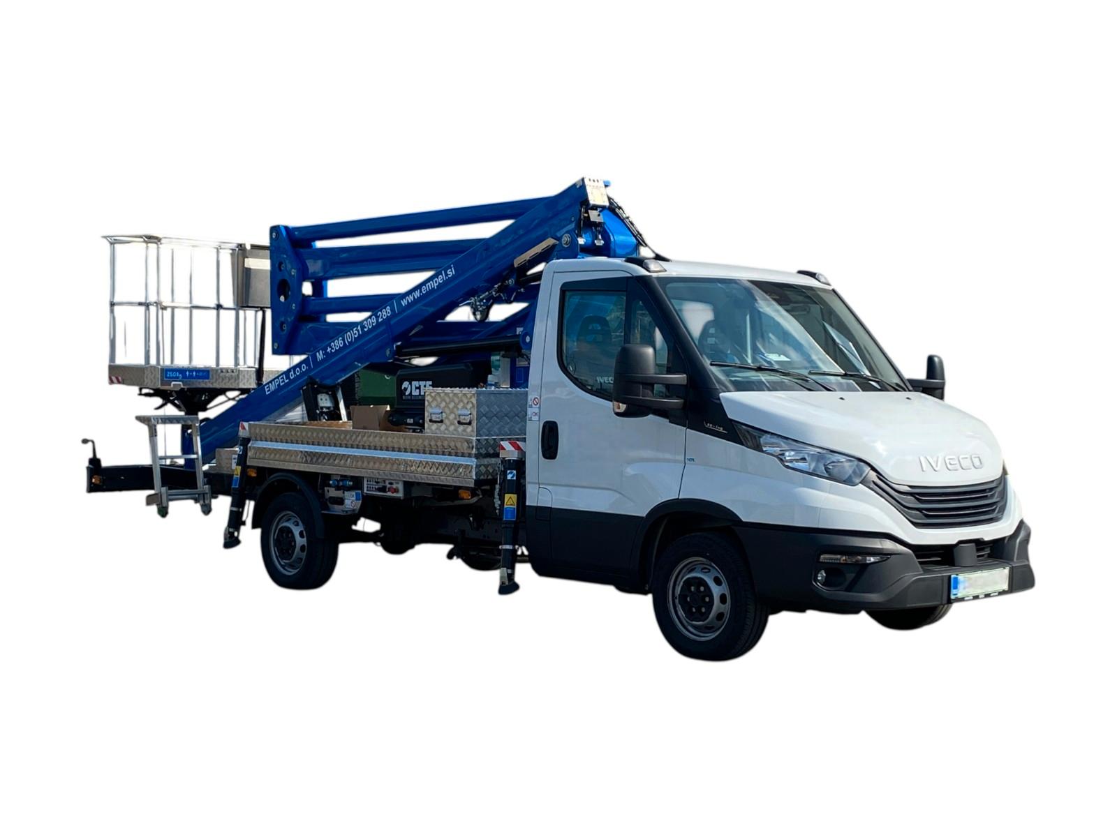 Iveco 35SH14 KRAN 20m CTE, Modell ZED 20.4 HN