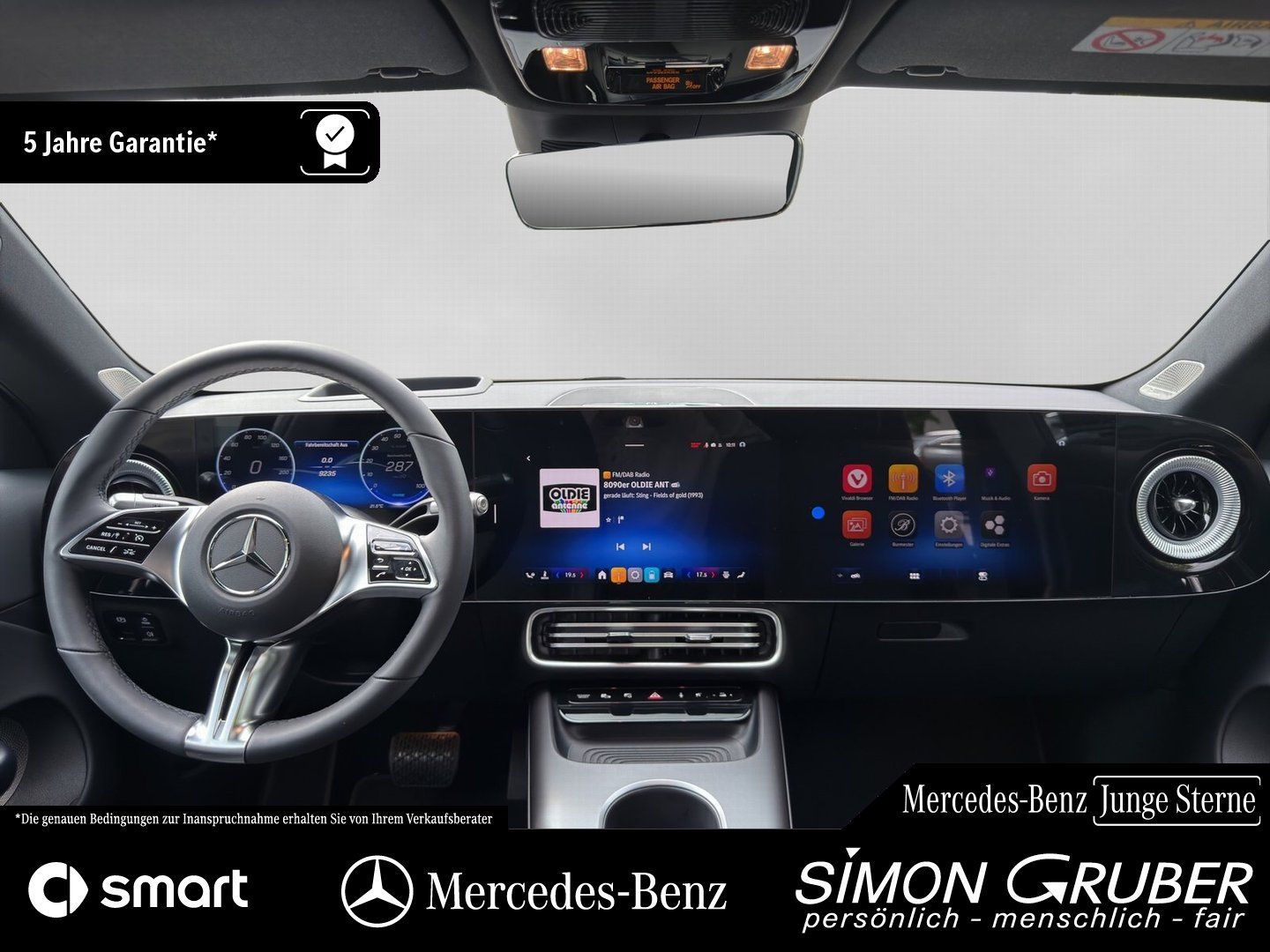 Fahrzeugabbildung Mercedes-Benz CLA 350 4M Superscreen Pano AMG-19" Burmest AHK