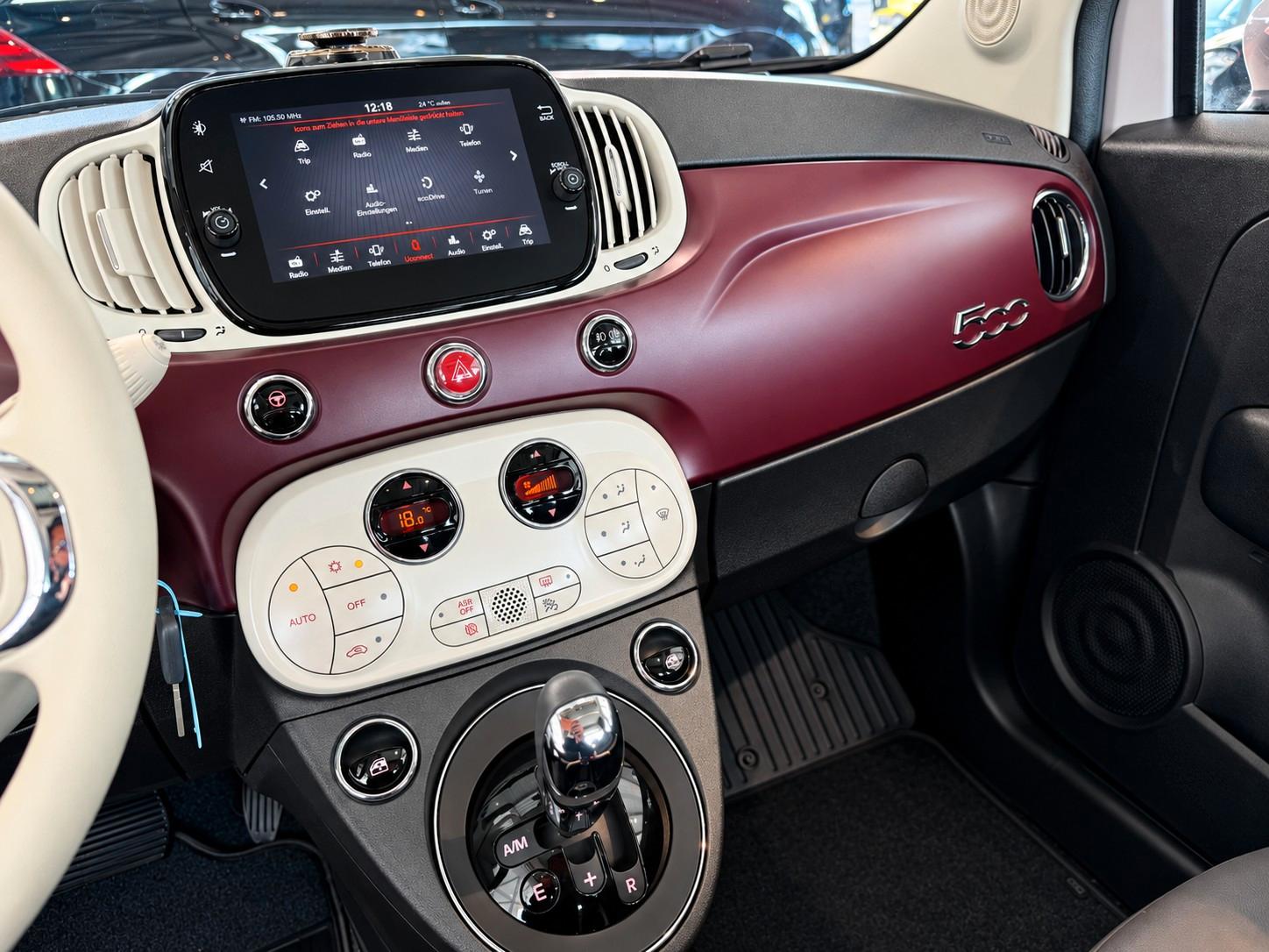 Fiat 500 Star Automatik PANO LEDER CARPLAY TEMPOMAT