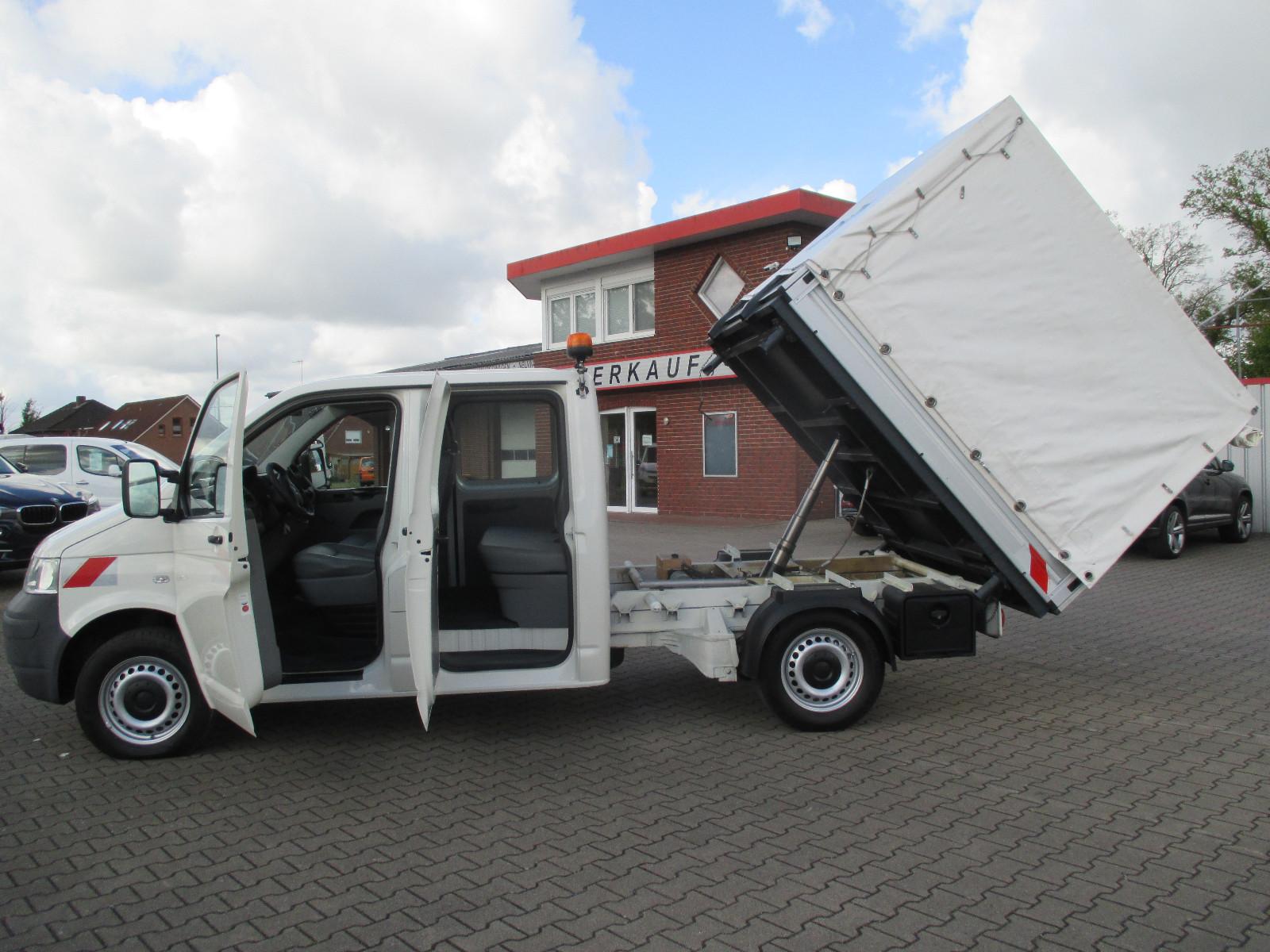 Volkswagen T5 DoKa Pritsche  -Kipper 1,9TDI /Klima