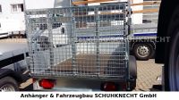 Humbaur HA 13 25 13 Alu Einachsanhänger mit Gitter-ÜFW